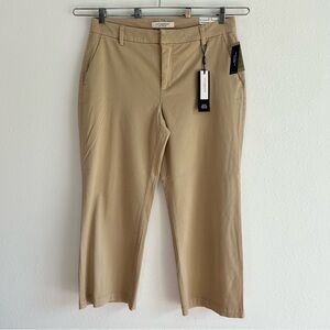 Liverpool Kelsey Trouser Pants Women's Petite Size 14P Tan Wide Leg Stretch